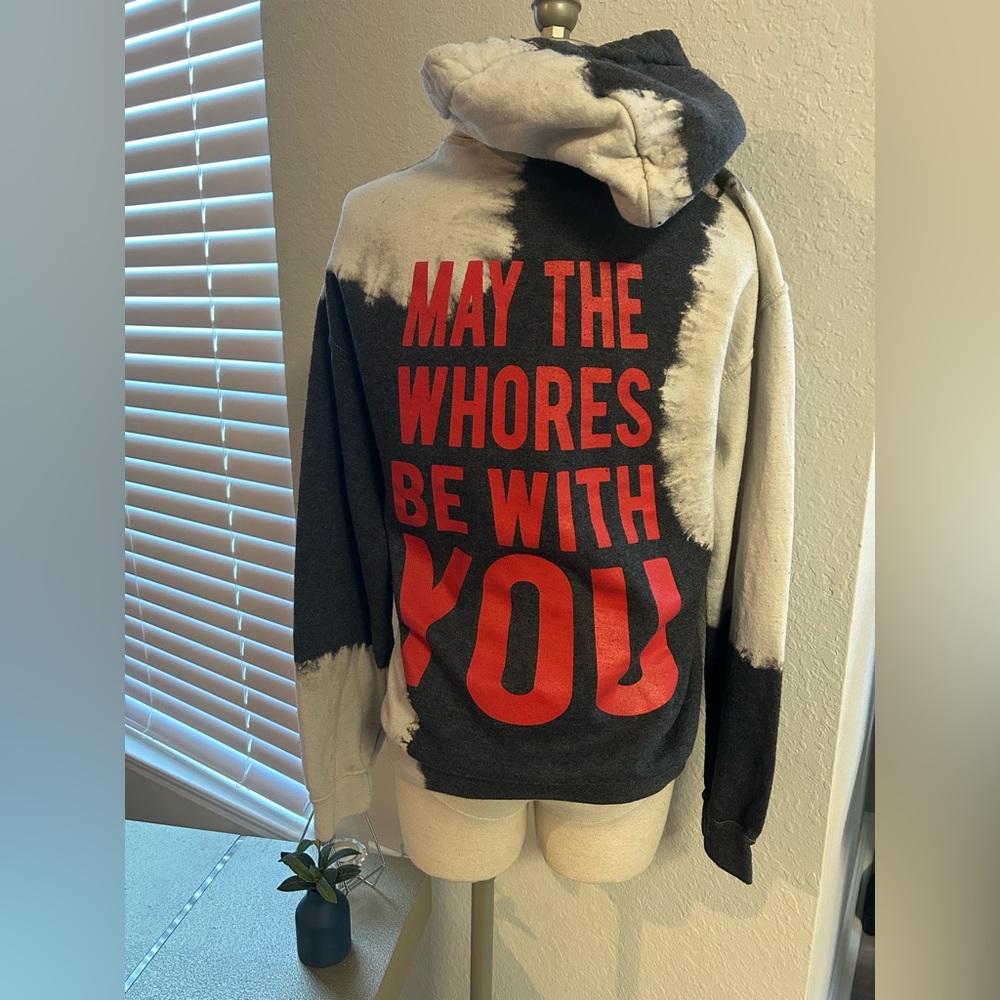 A**holes Live Forever, May The Whores Be With You Star Wars Parody Hoodie